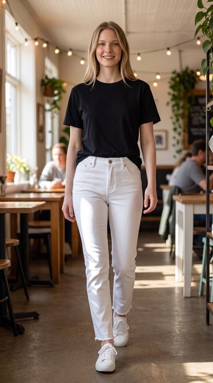 New with Tags Tractr Size 14/32 Women's White Hi Rise Jeans